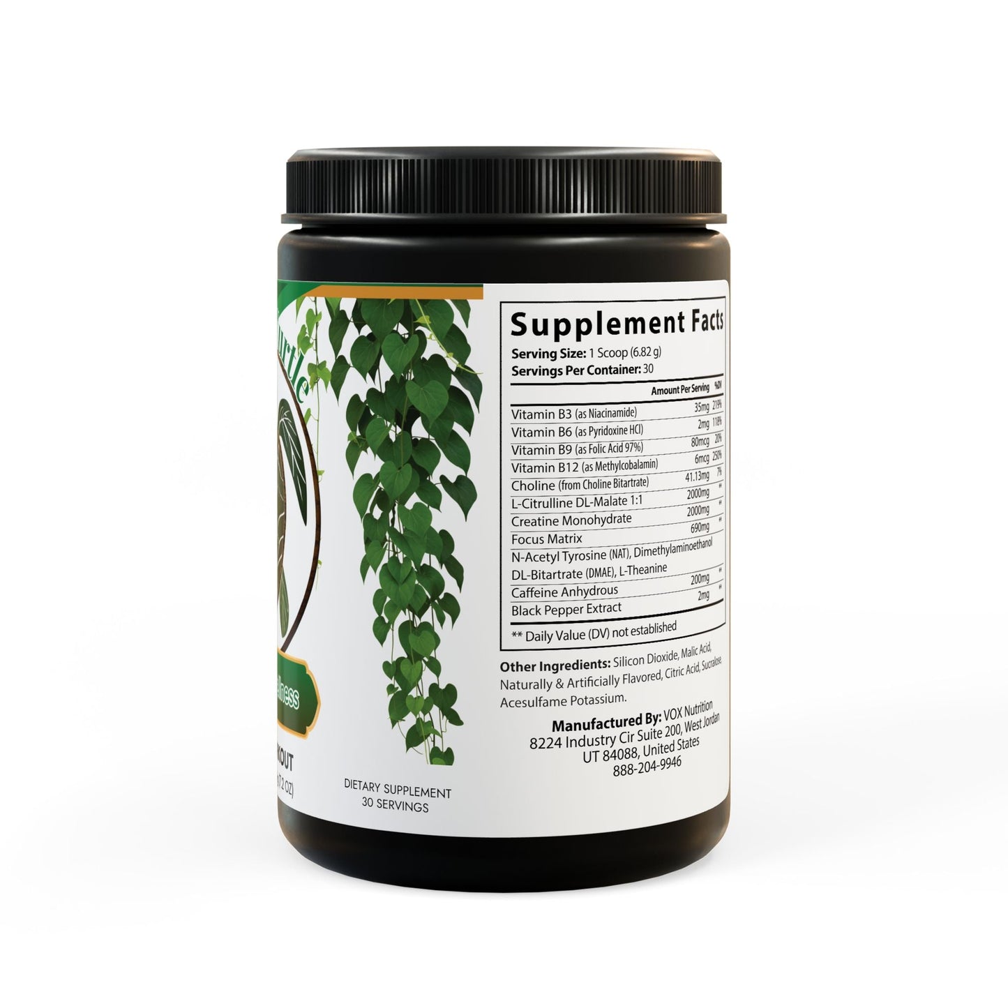 Herbal Turtle: Shell Shock Pre - Workout - Fruit Punch (204g, 7.1oz) - TurtleCraft Studio | TurtleCraft Studio