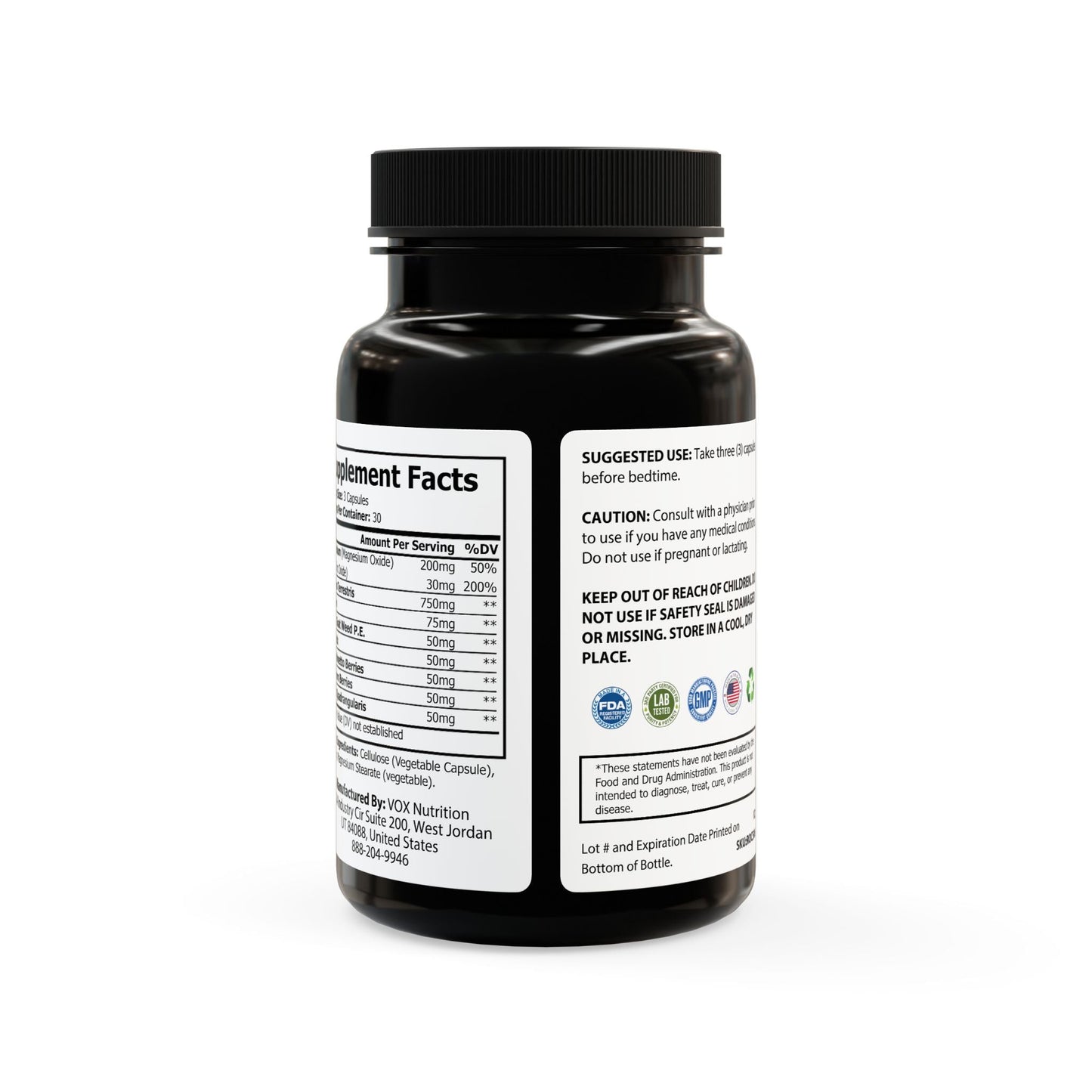 Herbal Turtle: Strength Surge – Magnesium & Zinc Supplement (90 Capsules) - TurtleCraft Studio | TurtleCraft Studio