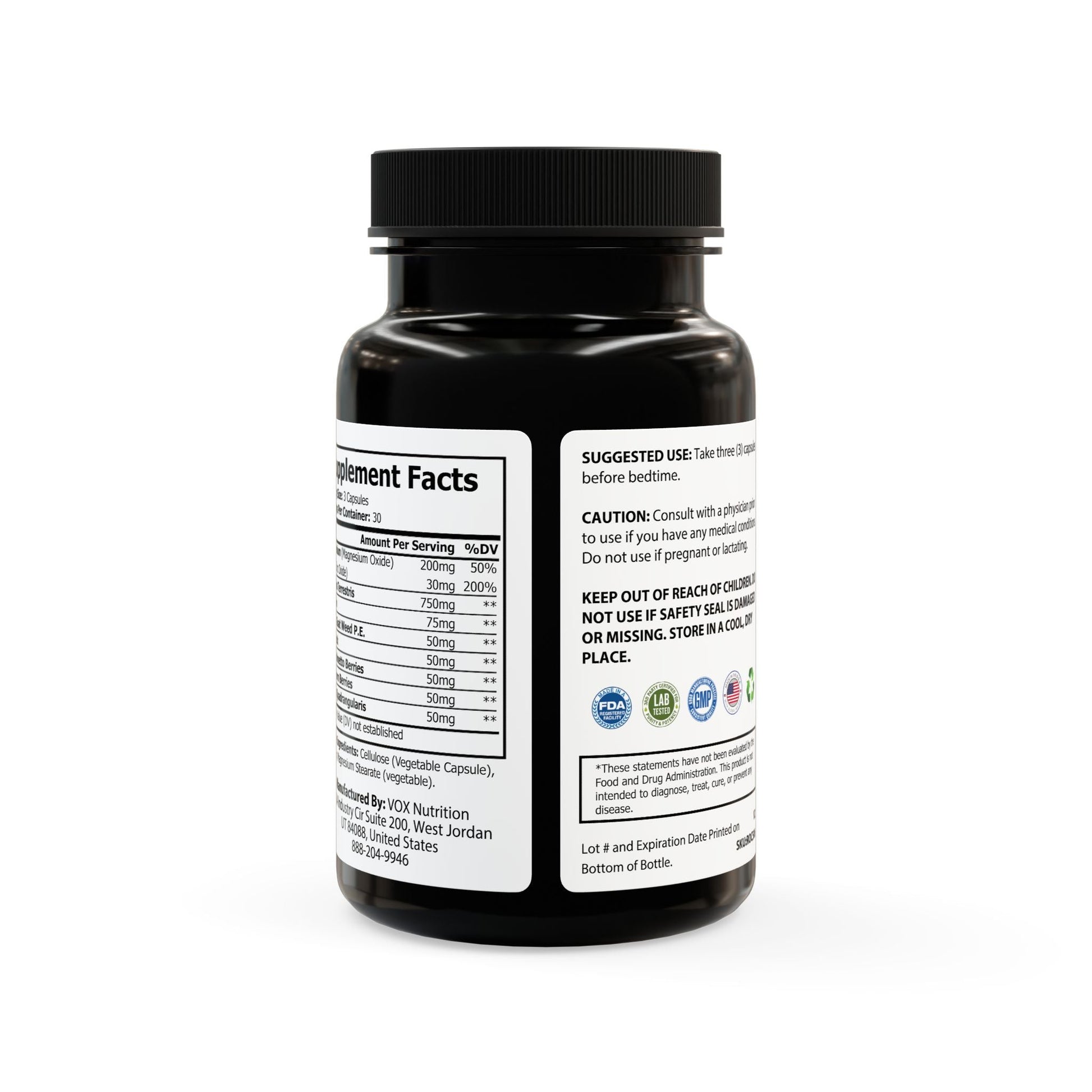 Herbal Turtle: Strength Surge – Magnesium & Zinc Supplement (90 Capsules) - TurtleCraft Studio | TurtleCraft Studio