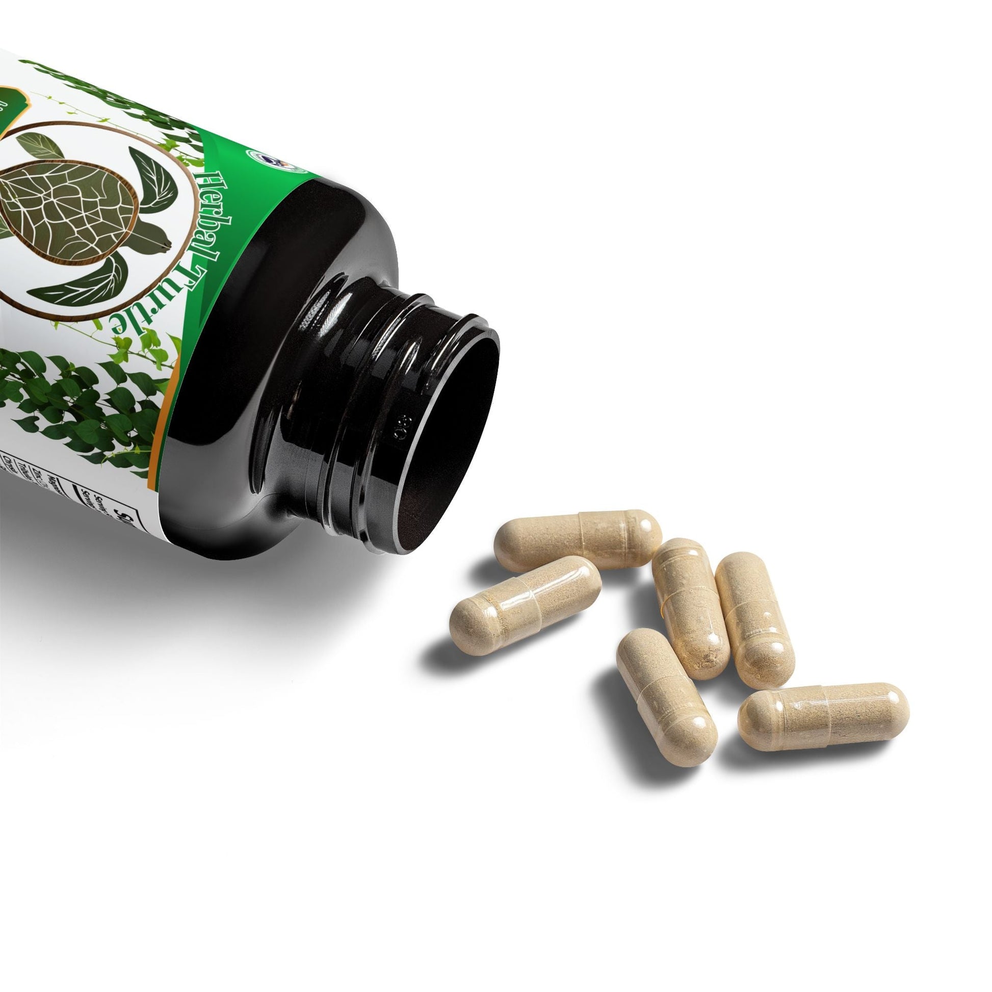 Herbal Turtle: Strength Surge – Magnesium & Zinc Supplement (90 Capsules) - TurtleCraft Studio | TurtleCraft Studio