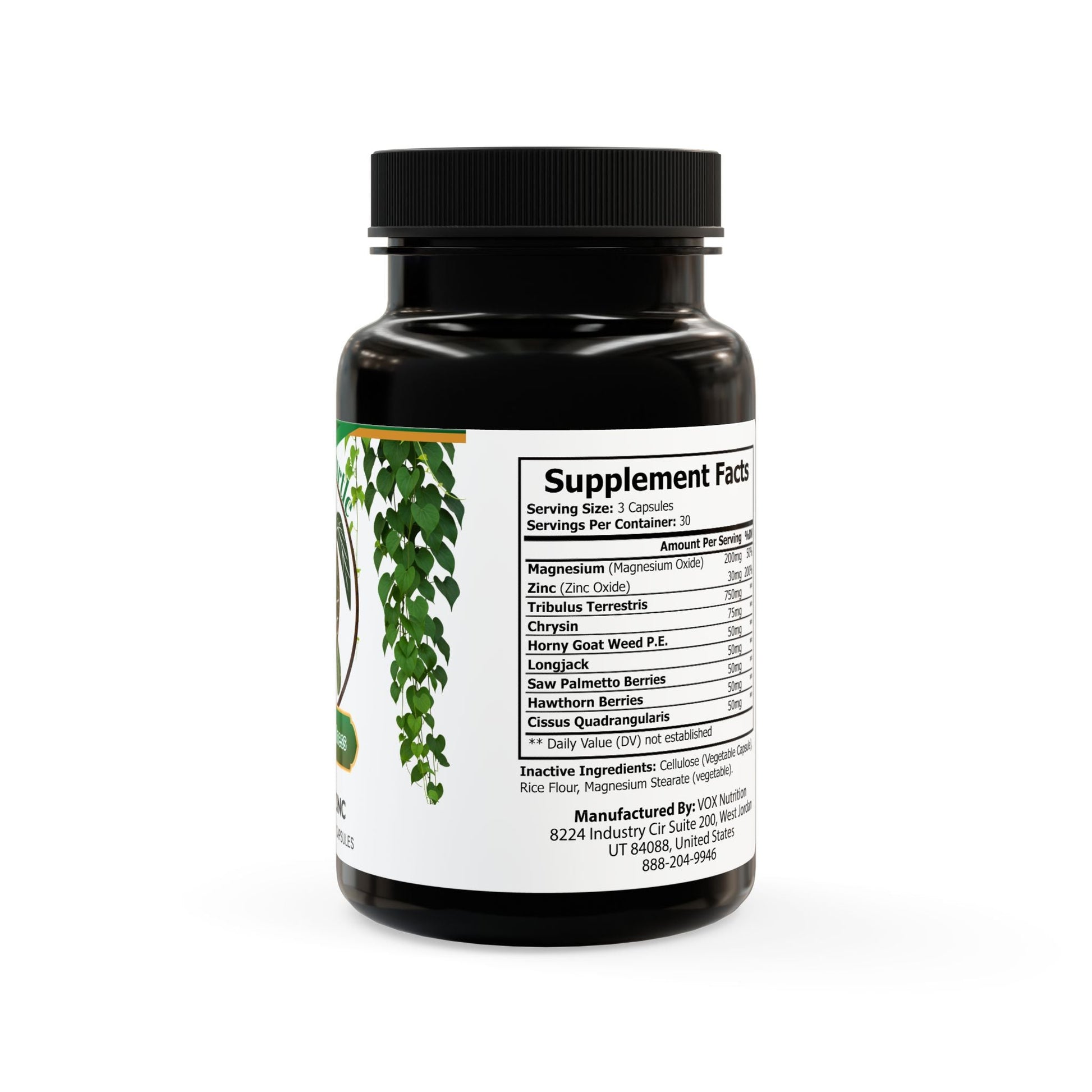 Herbal Turtle: Strength Surge – Magnesium & Zinc Supplement (90 Capsules) - TurtleCraft Studio | TurtleCraft Studio