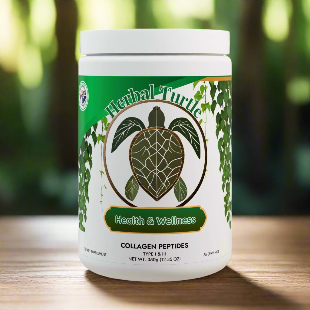 Herbal Turtle: Tidal Glow Collagen Peptides – Type I & III (350g, 12.3oz) - TurtleCraft Studio | TurtleCraft Studio
