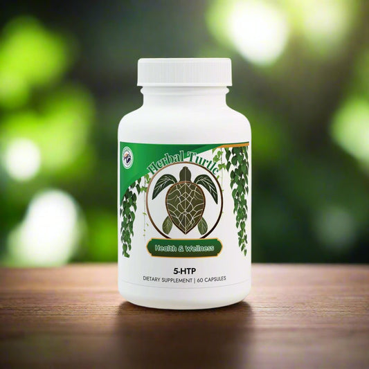 Herbal Turtle: Tranquil Mind – 5 - HTP Supplement (60 Capsules) - TurtleCraft Studio | TurtleCraft Studio