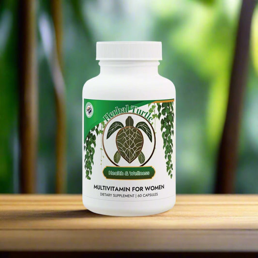 Herbal Turtle: Vital Essence Women’s Multivitamin – 60 Capsules - TurtleCraft Studio | TurtleCraft Studio