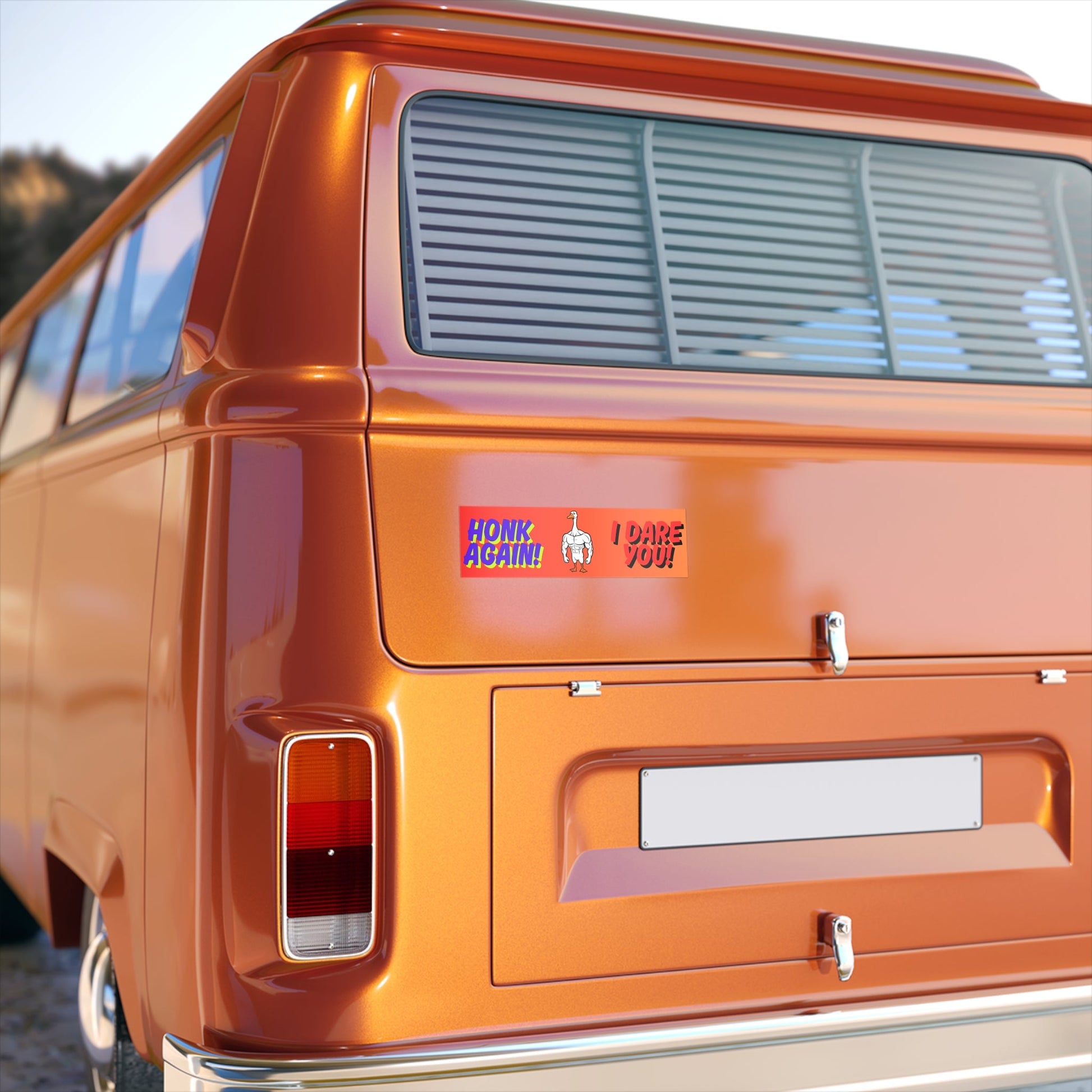 "Honk Again, I Dare You" | Hilarious Goose Sticker for Cars, Coolers & Chaos - TurtleCraft Studio | TurtleCraft Studio