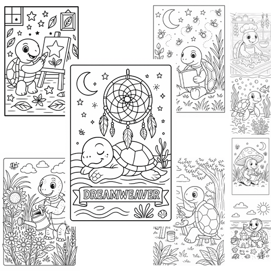 Kids Coloring Pages - TurtleCraft Studio | TurtleCraft Studio