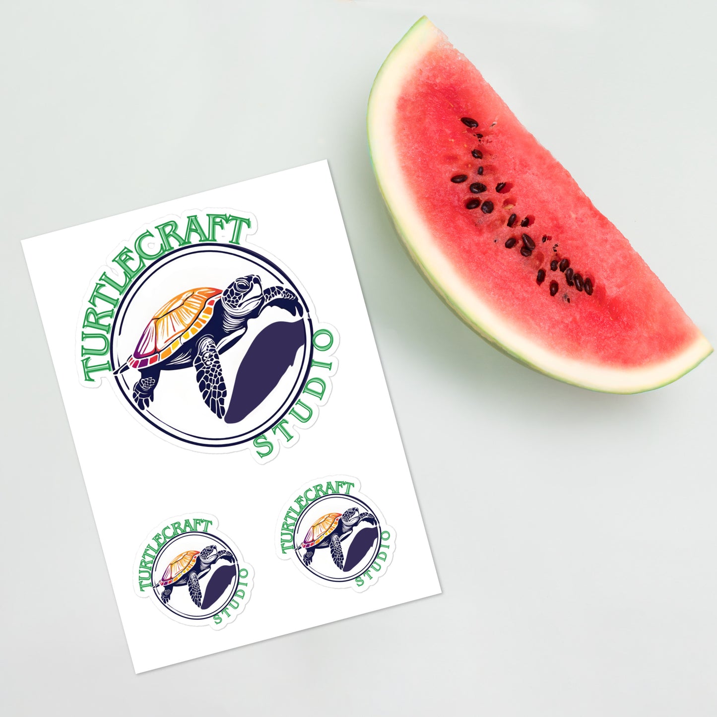 TurtleCraft Brand | Sticker sheet