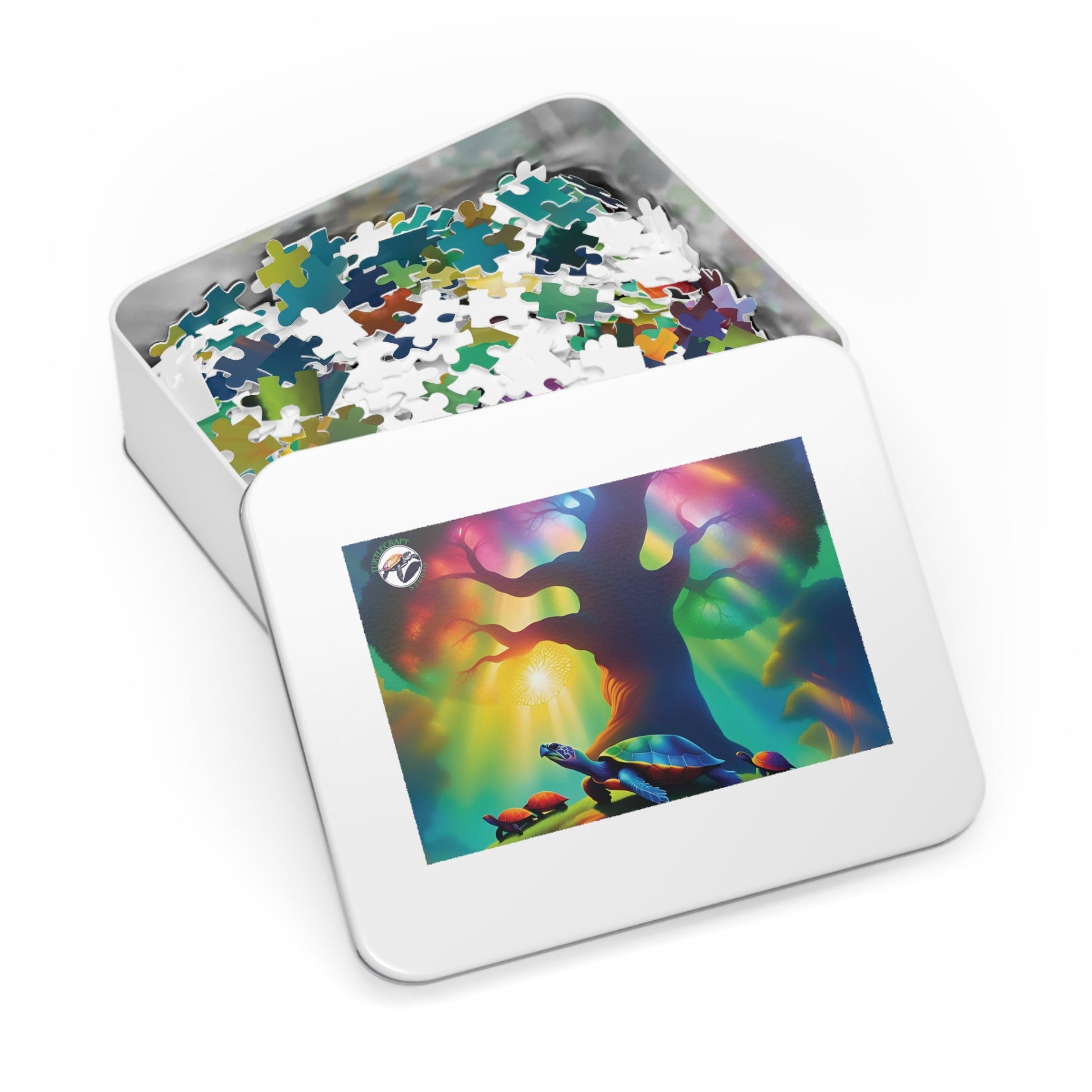 "Life's Turtles" Puzzle with Tin | TurtleCraft Creations - TurtleCraft Studio | TurtleCraft Studio
