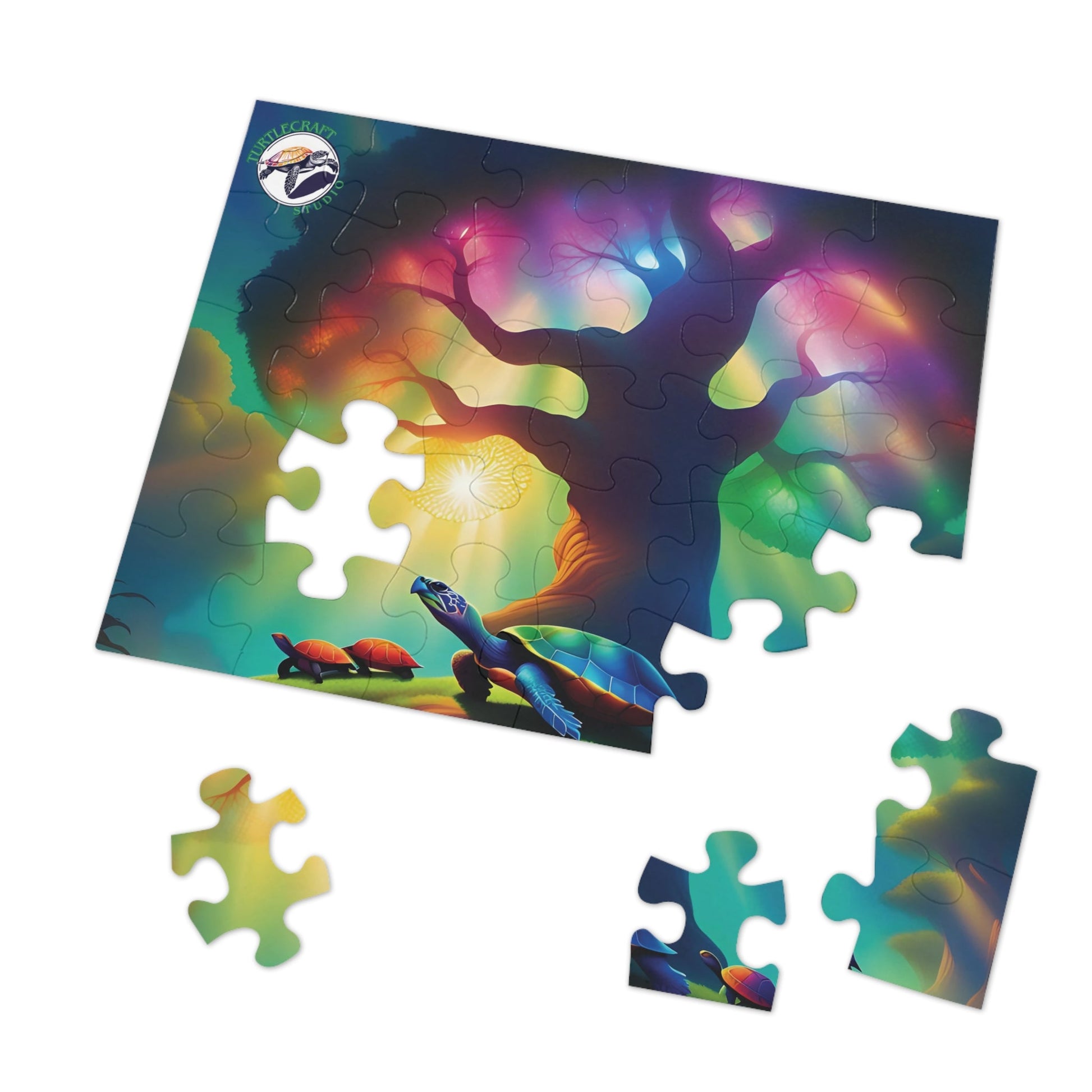 "Life's Turtles" Puzzle with Tin | TurtleCraft Creations - TurtleCraft Studio | TurtleCraft Studio