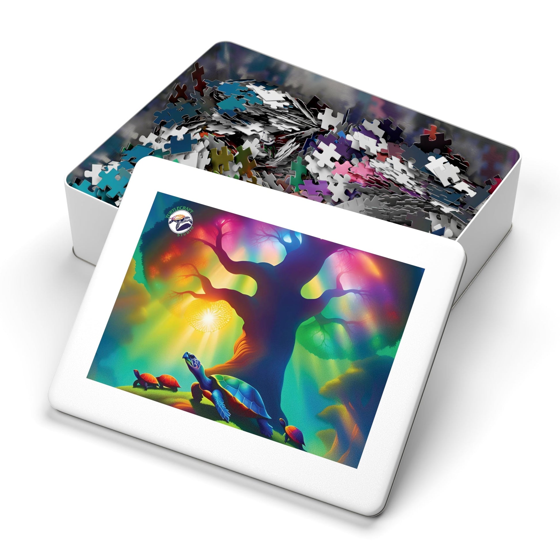 "Life's Turtles" Puzzle with Tin | TurtleCraft Creations - TurtleCraft Studio | TurtleCraft Studio
