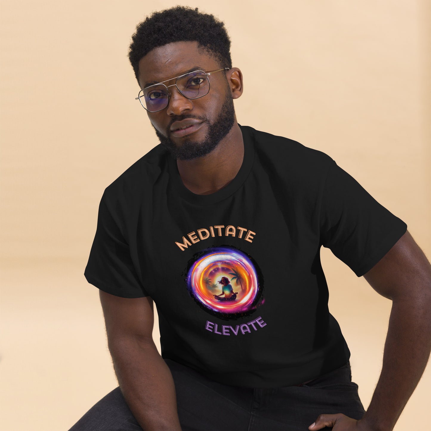 TurtleCraft Live Creations | "Meditate/Elevate" Men's classic tee