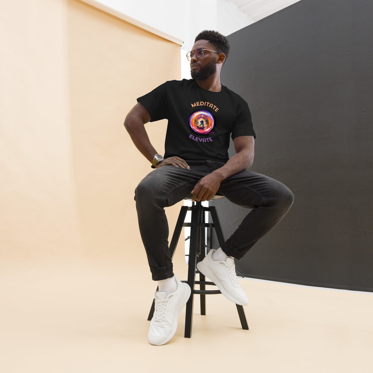 TurtleCraft Live Creations | "Meditate/Elevate" Men's classic tee