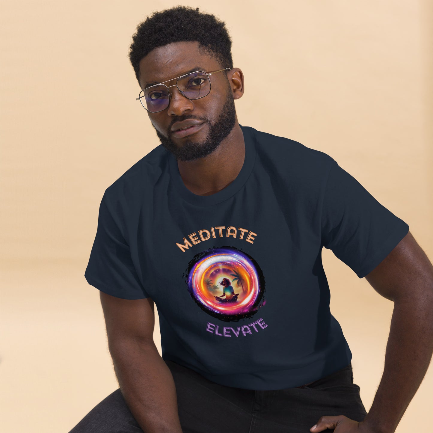 TurtleCraft Live Creations | "Meditate/Elevate" Men's classic tee