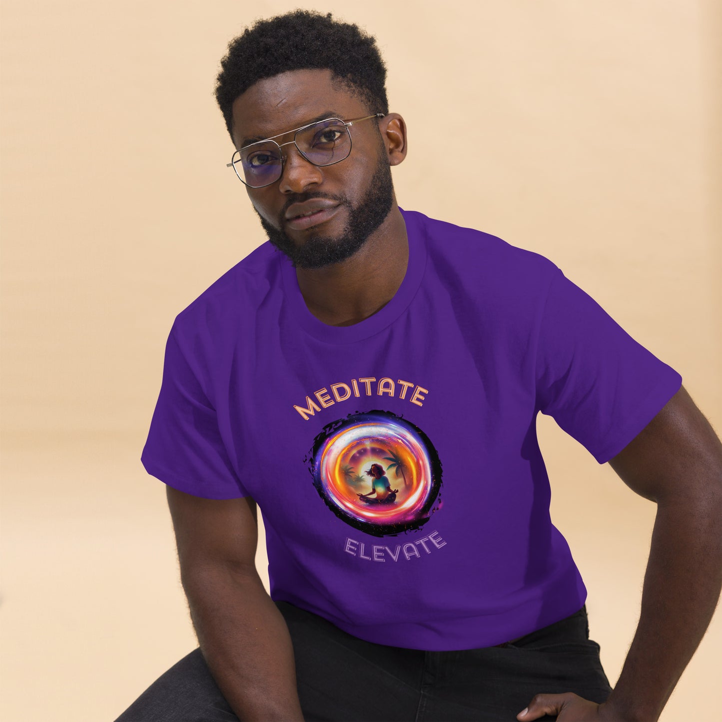 TurtleCraft Live Creations | "Meditate/Elevate" Men's classic tee