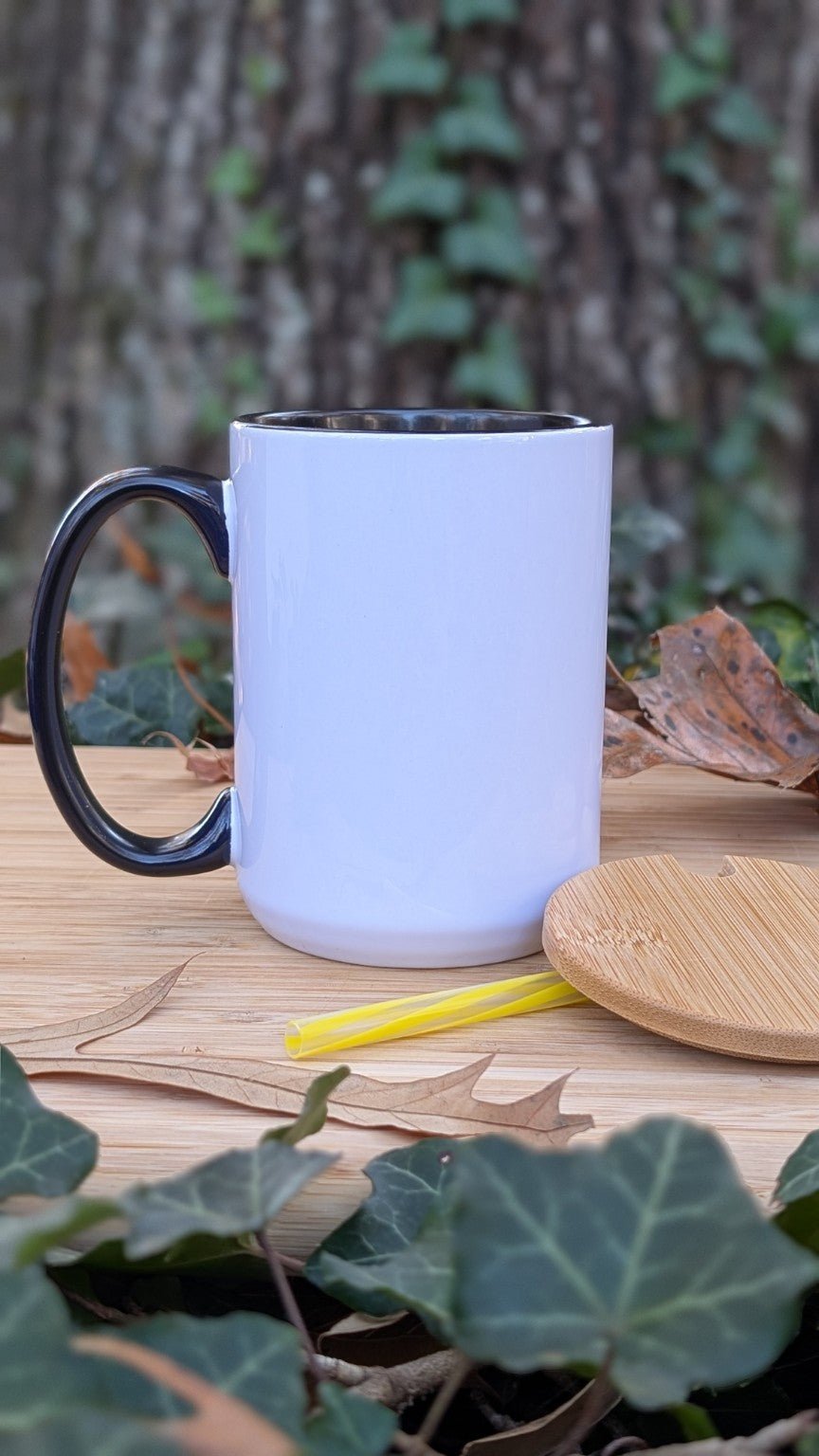 Midnight Mushrooms – 15oz Ceramic Mug (Wrap Design) - TurtleCraft Studio | TurtleCraft Studio