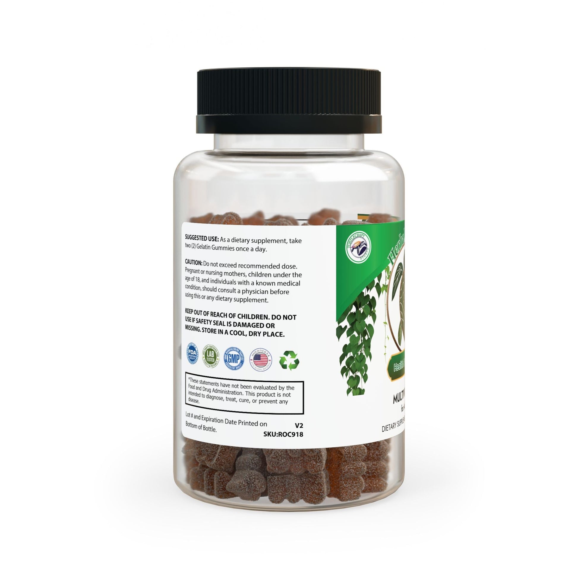 Multivitamin Gummies for Adults (60 Gummies) - TurtleCraft Studio | TurtleCraft Studio
