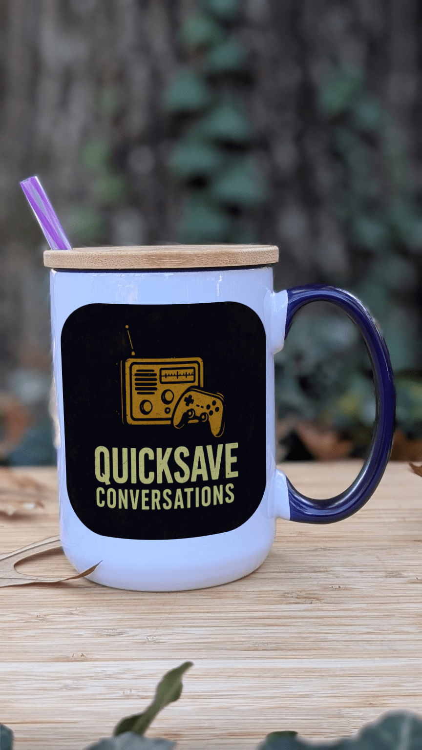 QuickSave Conversations – 15oz Ceramic Mug - TurtleCraft Studio | TurtleCraft Studio