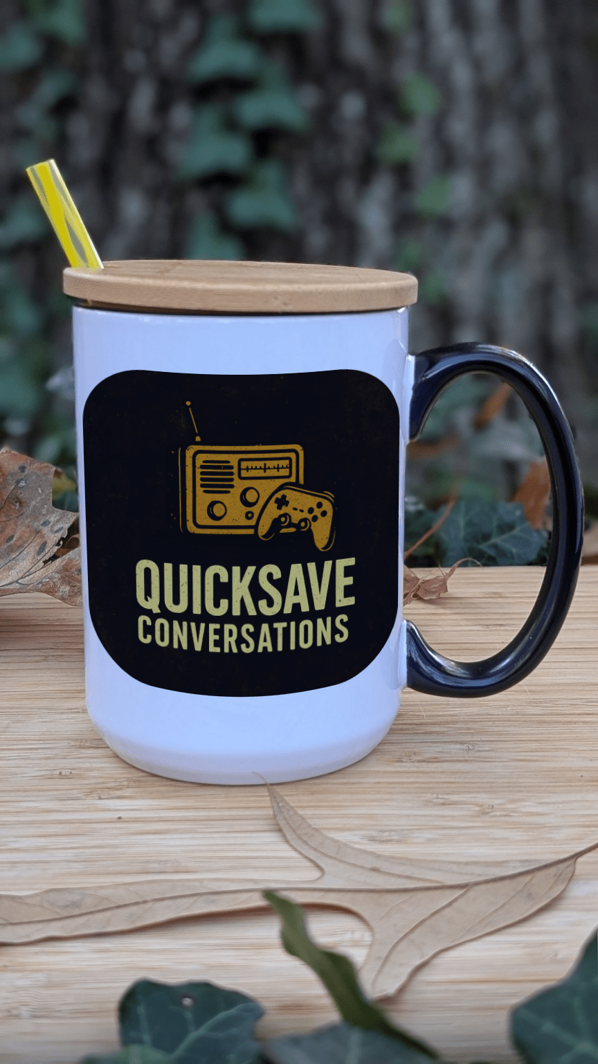QuickSave Conversations – 15oz Ceramic Mug - TurtleCraft Studio | TurtleCraft Studio