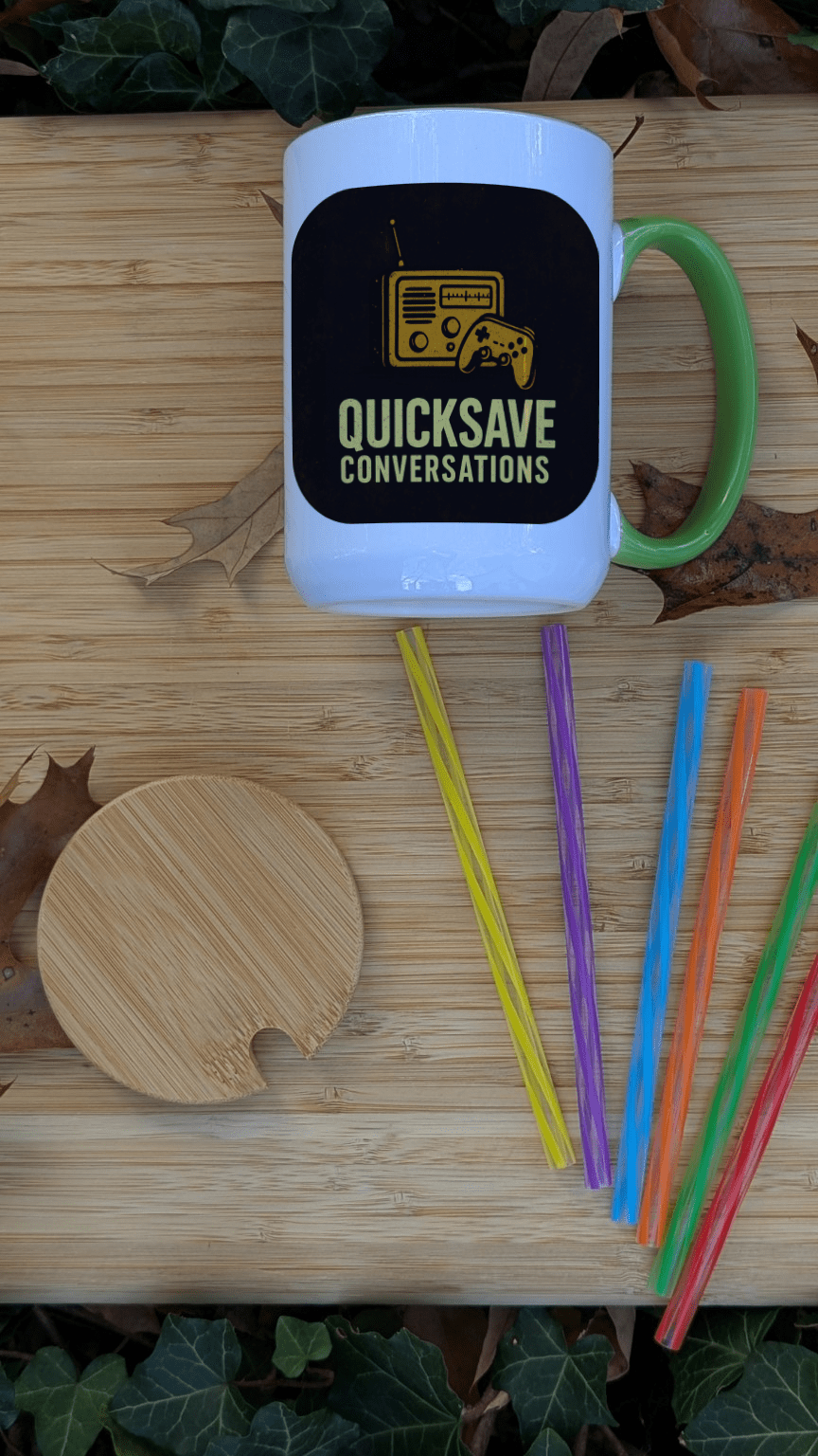 QuickSave Conversations – 15oz Ceramic Mug - TurtleCraft Studio | TurtleCraft Studio