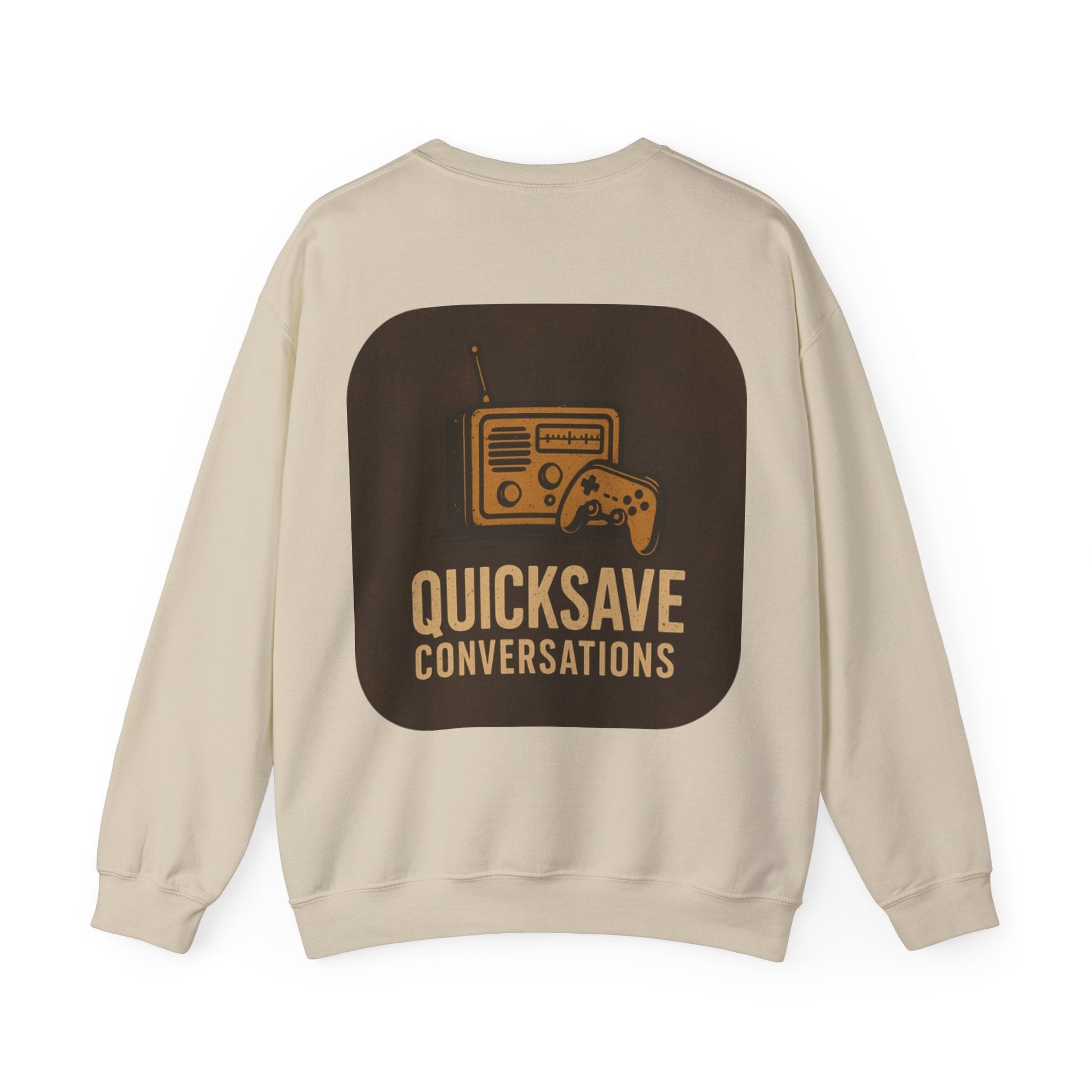 Quicksave Cozy Gaming Crewneck — Unisex Heavy Blend Sweatshirt - TurtleCraft Studio | TurtleCraft Studio
