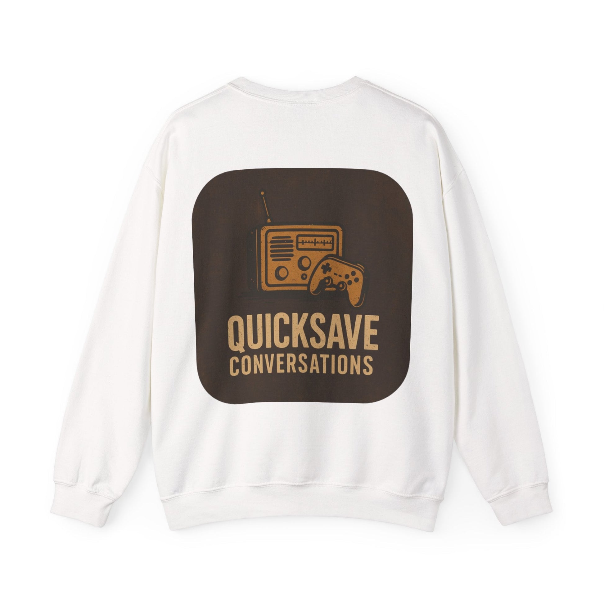 Quicksave Cozy Gaming Crewneck — Unisex Heavy Blend Sweatshirt - TurtleCraft Studio | TurtleCraft Studio