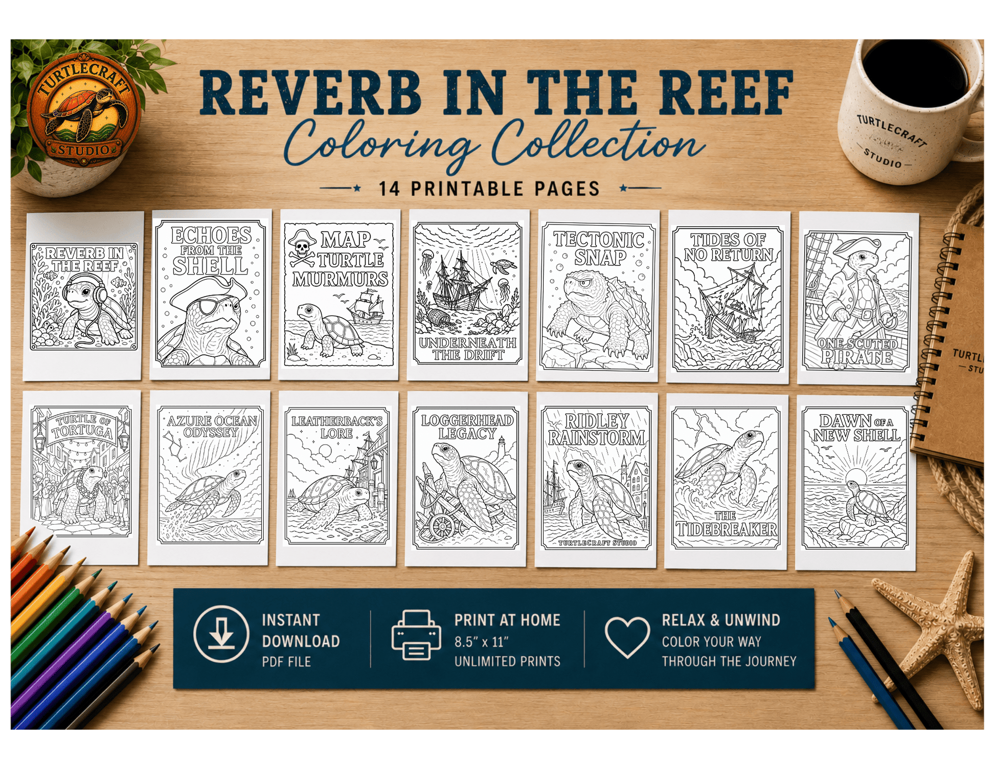 Reverb in the Reef Complete Collection - TurtleCraft Studio | TurtleCraft Studio