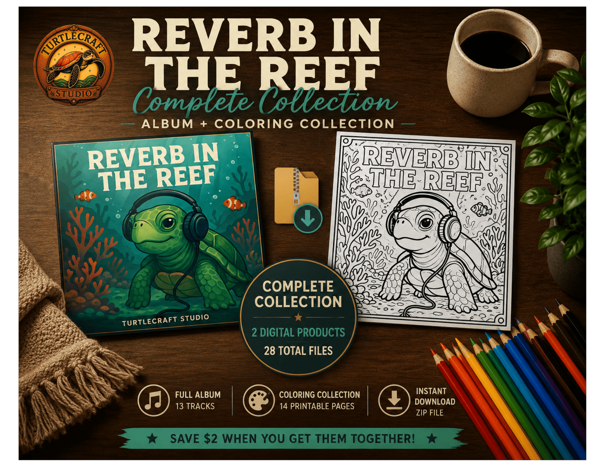 Reverb in the Reef Complete Collection - TurtleCraft Studio | TurtleCraft Studio