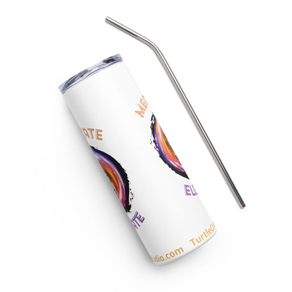 TurtleCraft Live Creations | "Meditate/Elevate" Stainless steel tumbler