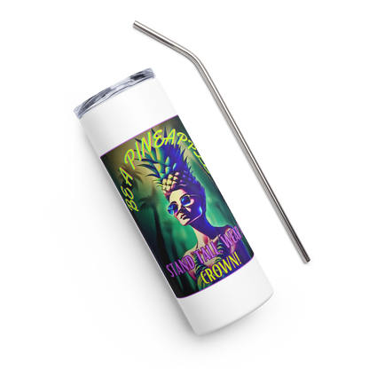 TurtleCraft Live Creations | "Be A Pineapple" Stainless Steel Tumbler w/ Straw