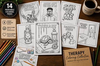 Therapy Coloring Collection - TurtleCraft Studio | TurtleCraft Studio