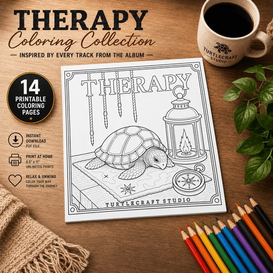Therapy Coloring Collection - TurtleCraft Studio | TurtleCraft Studio