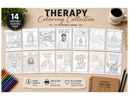 Therapy Coloring Collection - TurtleCraft Studio | TurtleCraft Studio
