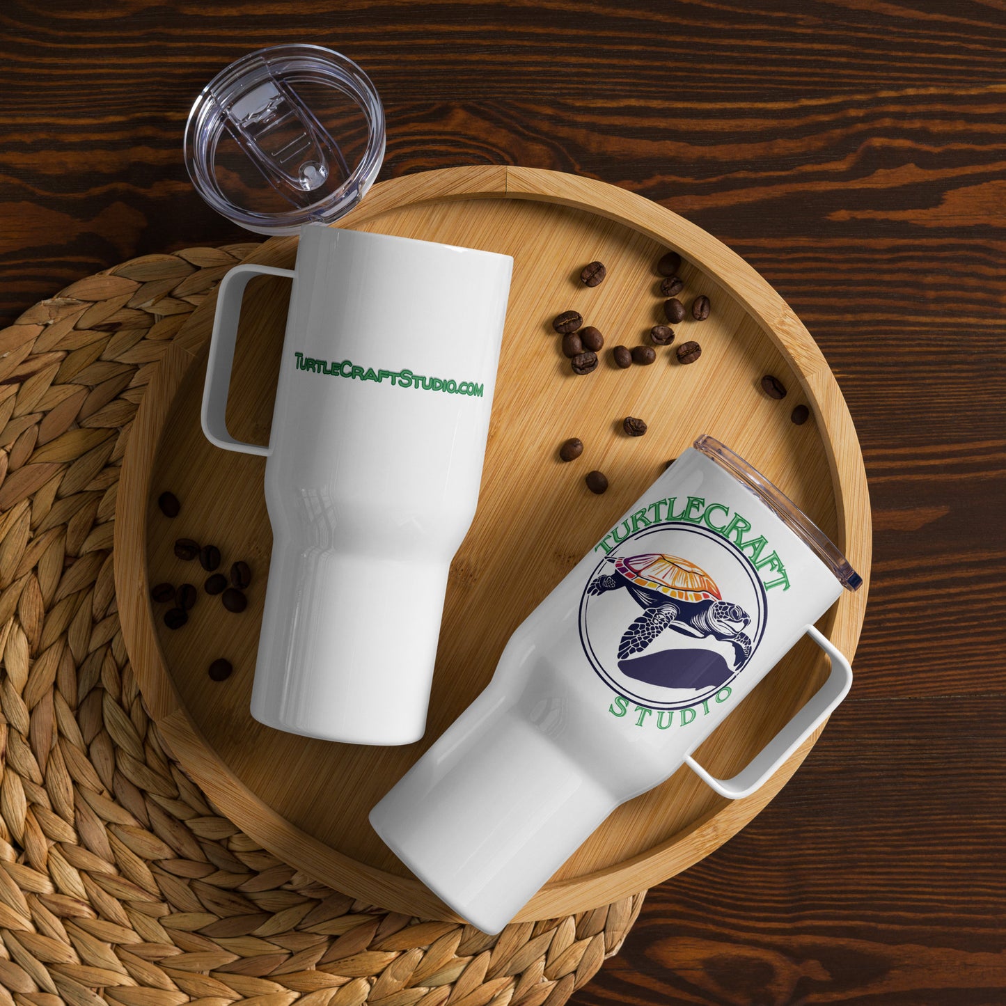 TurtleCraft Brand Travel Mug