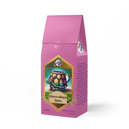 TurtleCraft Brand | "Diamondback Dawn" Coffee Blend (Medium - Dark Roast) - TurtleCraft Studio | TurtleCraft Studio