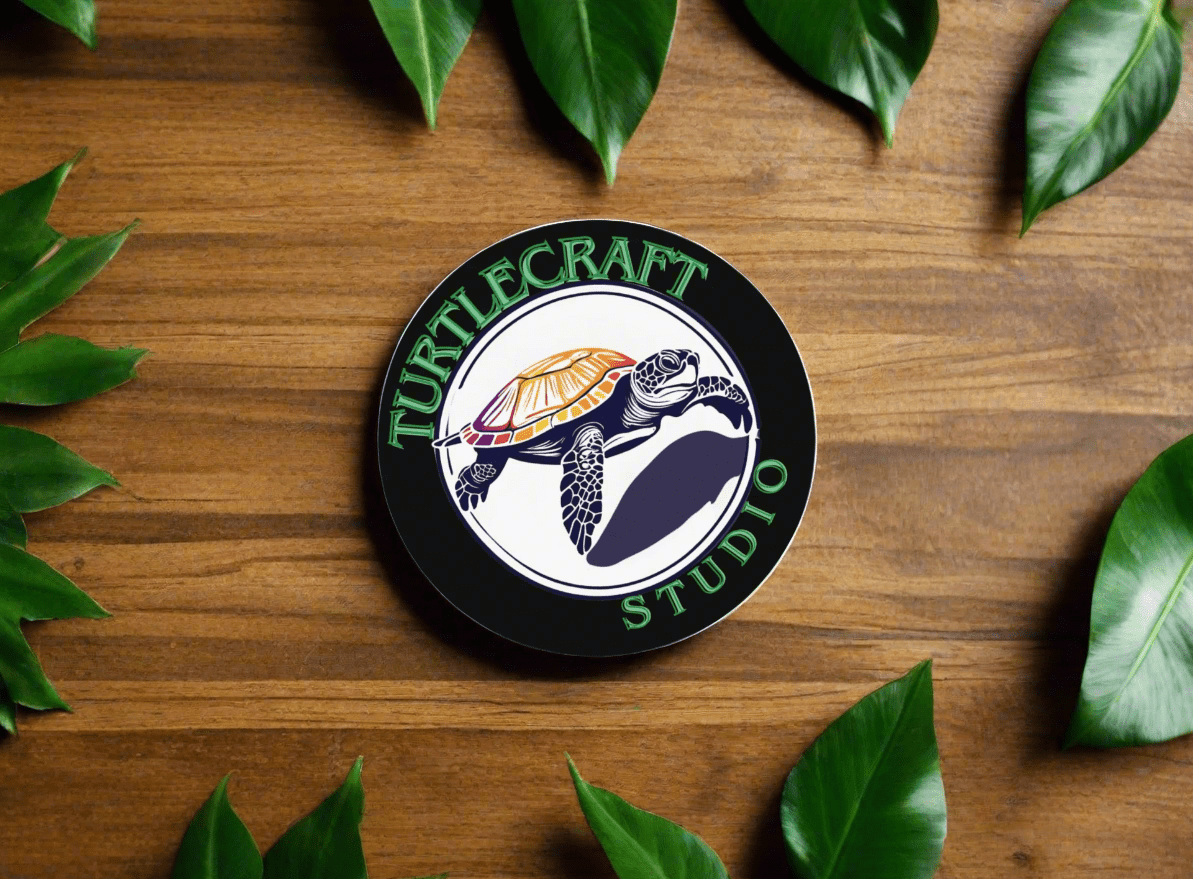 TurtleCraft Brand | "Drink Dock" Coaster - TurtleCraft Studio | TurtleCraft Studio