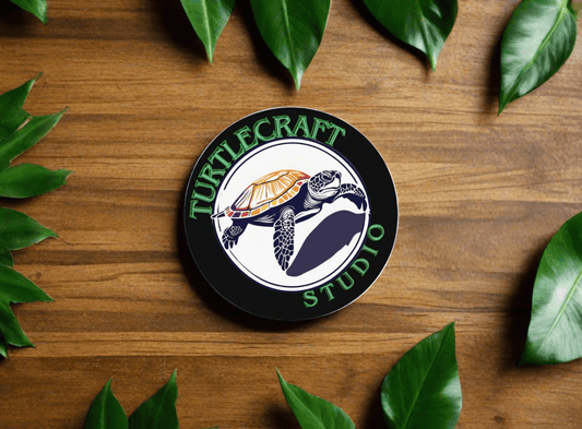 TurtleCraft Brand | "Drink Dock" Coaster - TurtleCraft Studio | TurtleCraft Studio