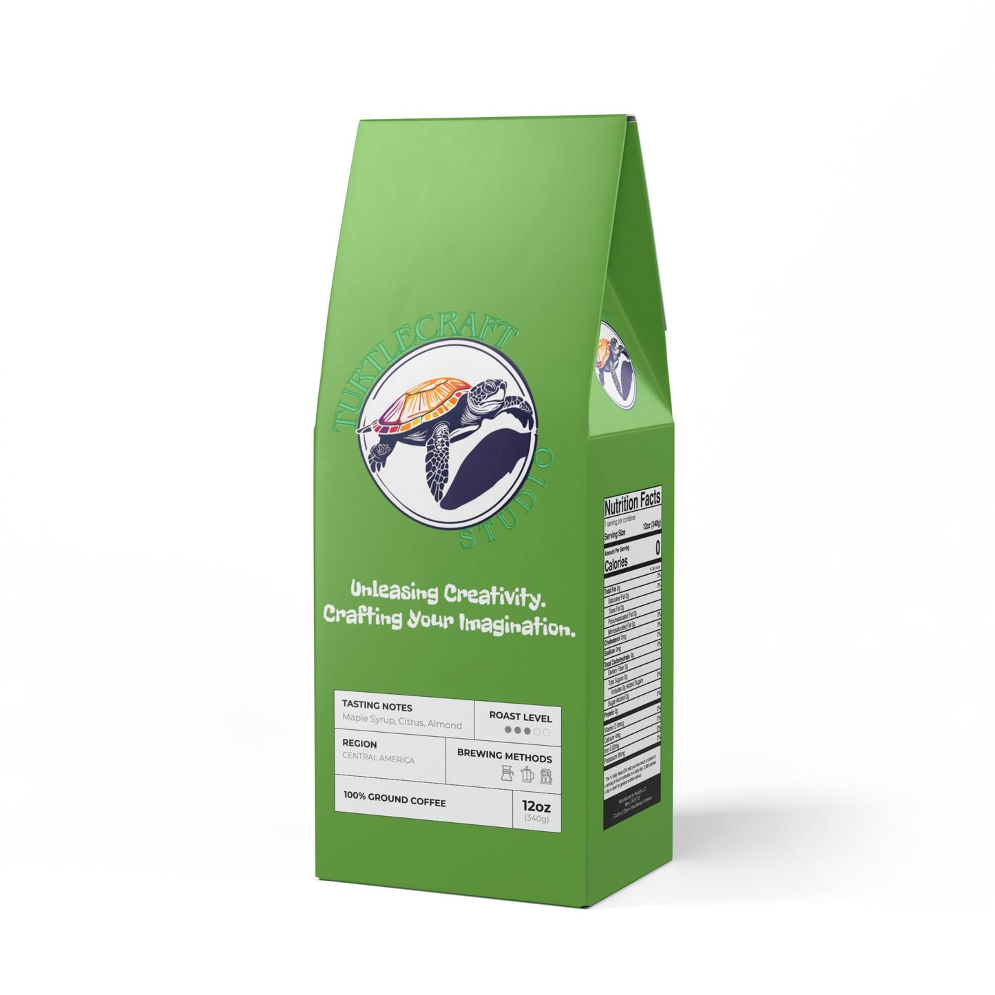 TurtleCraft Brand | "Shell - Shade Fusion" Coffee Blend (Medium Roast) - TurtleCraft Studio | TurtleCraft Studio