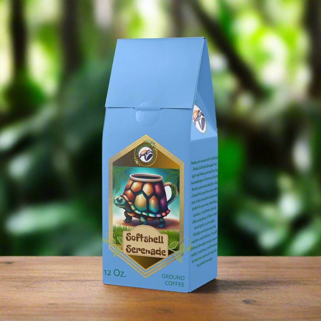 TurtleCraft Brand | "Softshell Serenade" Coffee Blend (Light Roast) - TurtleCraft Studio | TurtleCraft Studio