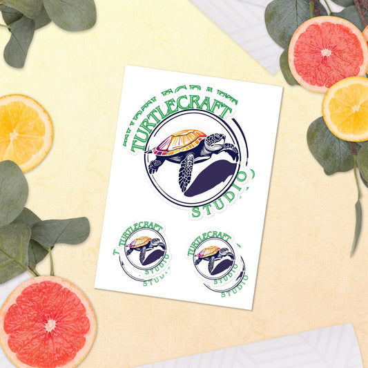 TurtleCraft Brand | Sticker sheet - TurtleCraft Studio | TurtleCraft Studio