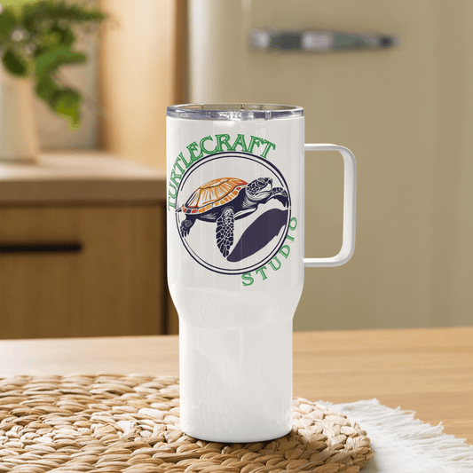 TurtleCraft Brand Travel Mug - TurtleCraft Studio | TurtleCraft Studio