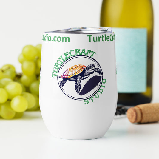 TurtleCraft Brand | Wine Tumbler - TurtleCraft Studio | TurtleCraft Studio