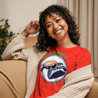 TurtleCraft Brand | Women's Relaxed T-Shirt - TurtleCraft Studio | TurtleCraft Studio