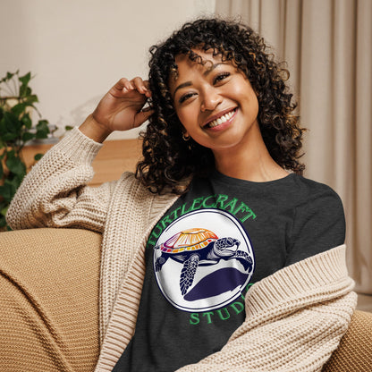 TurtleCraft Brand | Women's Relaxed T-Shirt - TurtleCraft Studio | TurtleCraft Studio