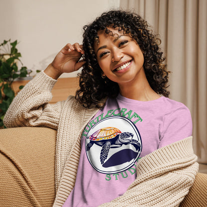 TurtleCraft Brand | Women's Relaxed T-Shirt - TurtleCraft Studio | TurtleCraft Studio