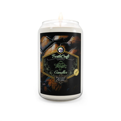 TurtleCraft Candles | "Pig - nosed Paradise" Scented Candle, 13.75oz - TurtleCraft Studio | TurtleCraft Studio