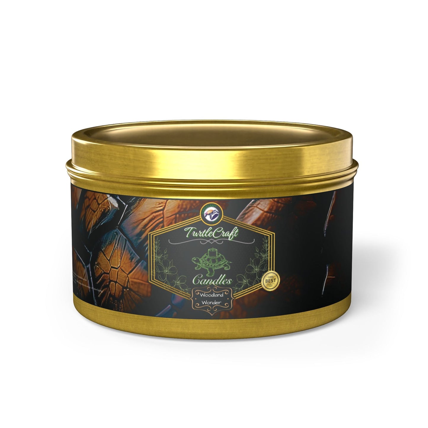 TurtleCraft Candles | "Woodland Wonder" Scented Tin Candles - TurtleCraft Studio | TurtleCraft Studio