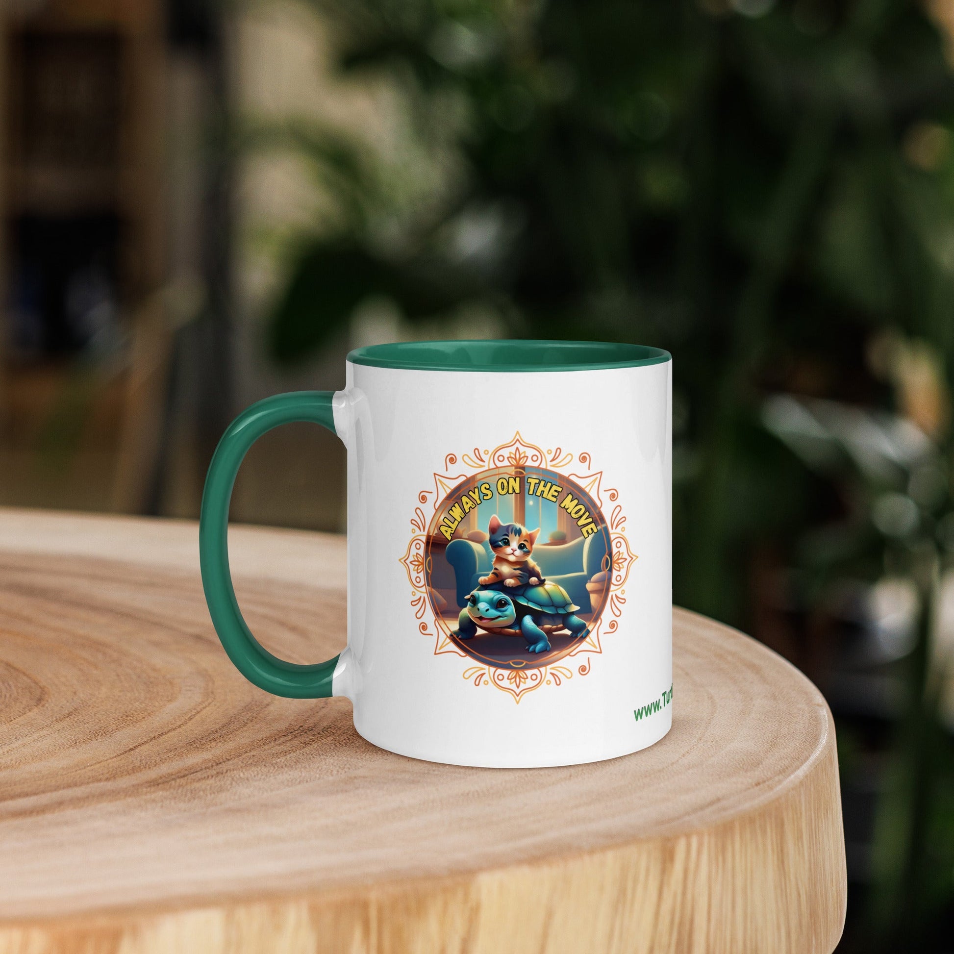 TurtleCraft Creations | "Always On The Move" Mug - TurtleCraft Studio | TurtleCraft Studio