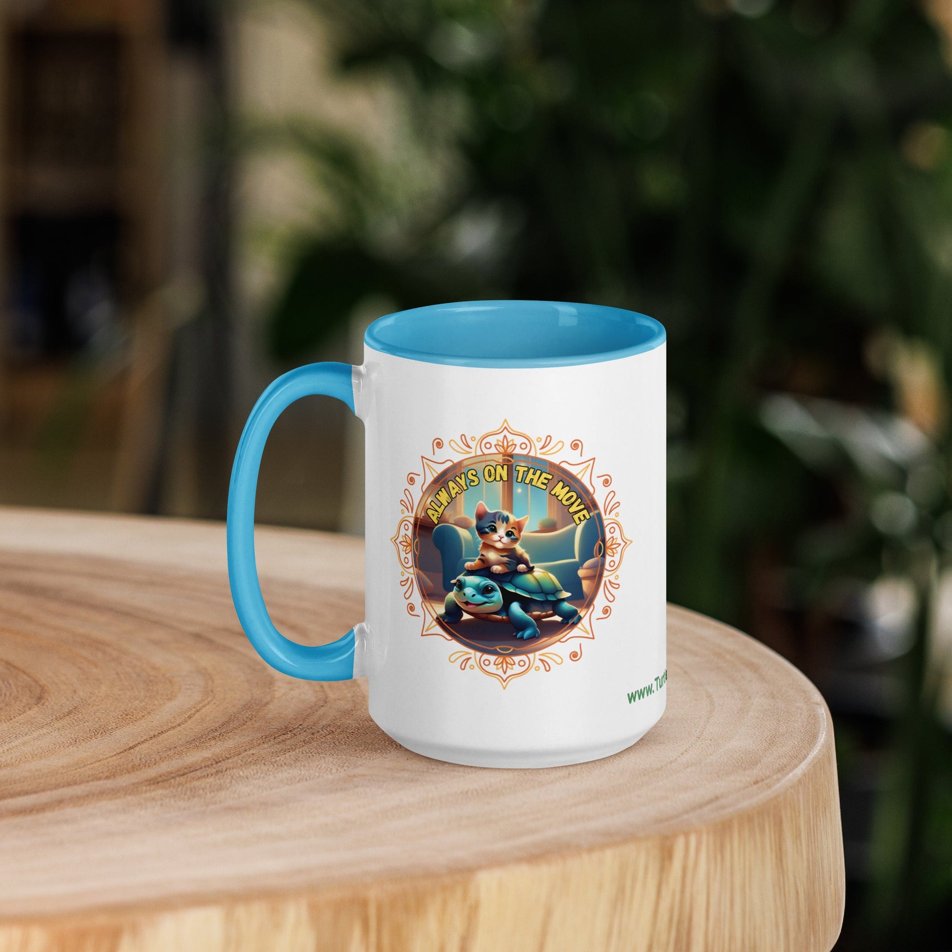 TurtleCraft Creations | "Always On The Move" Mug - TurtleCraft Studio | TurtleCraft Studio