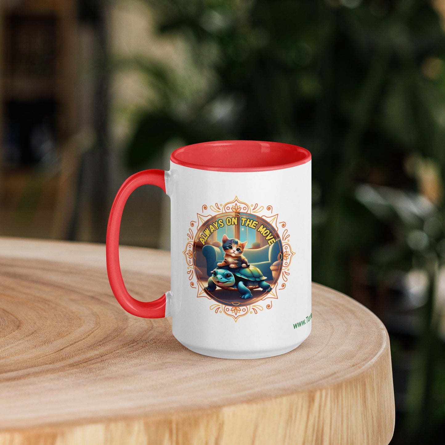 TurtleCraft Creations | "Always On The Move" Mug - TurtleCraft Studio | TurtleCraft Studio