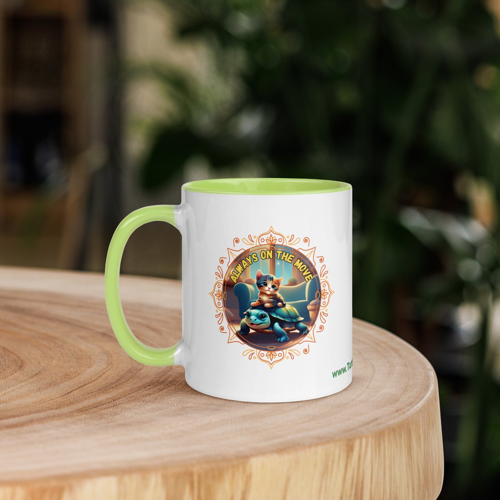 TurtleCraft Creations | "Always On The Move" Mug - TurtleCraft Studio | TurtleCraft Studio